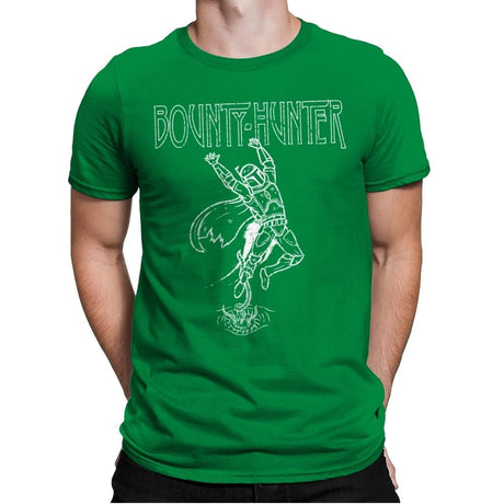 Bounty Hunter - Mens Premium T-Shirts RIPT Apparel Small / Kelly Green