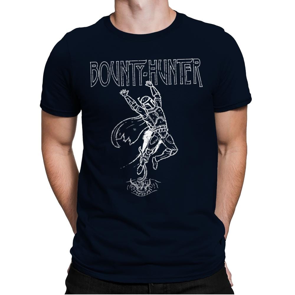 Bounty Hunter - Mens Premium T-Shirts RIPT Apparel Small / Midnight Navy