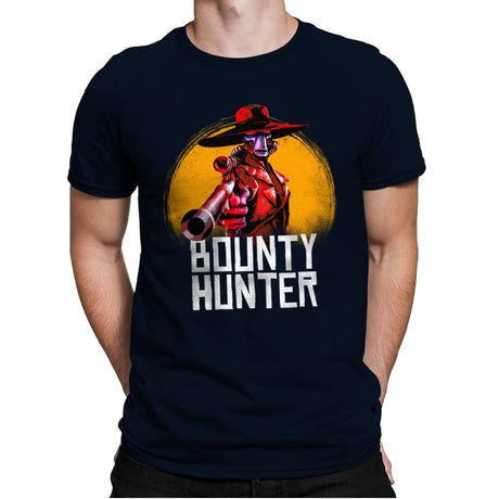 Bounty Hunter - Mens Premium T-Shirts RIPT Apparel Small / Midnight Navy