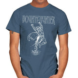 Bounty Hunter - Mens T-Shirts RIPT Apparel Small / Indigo Blue