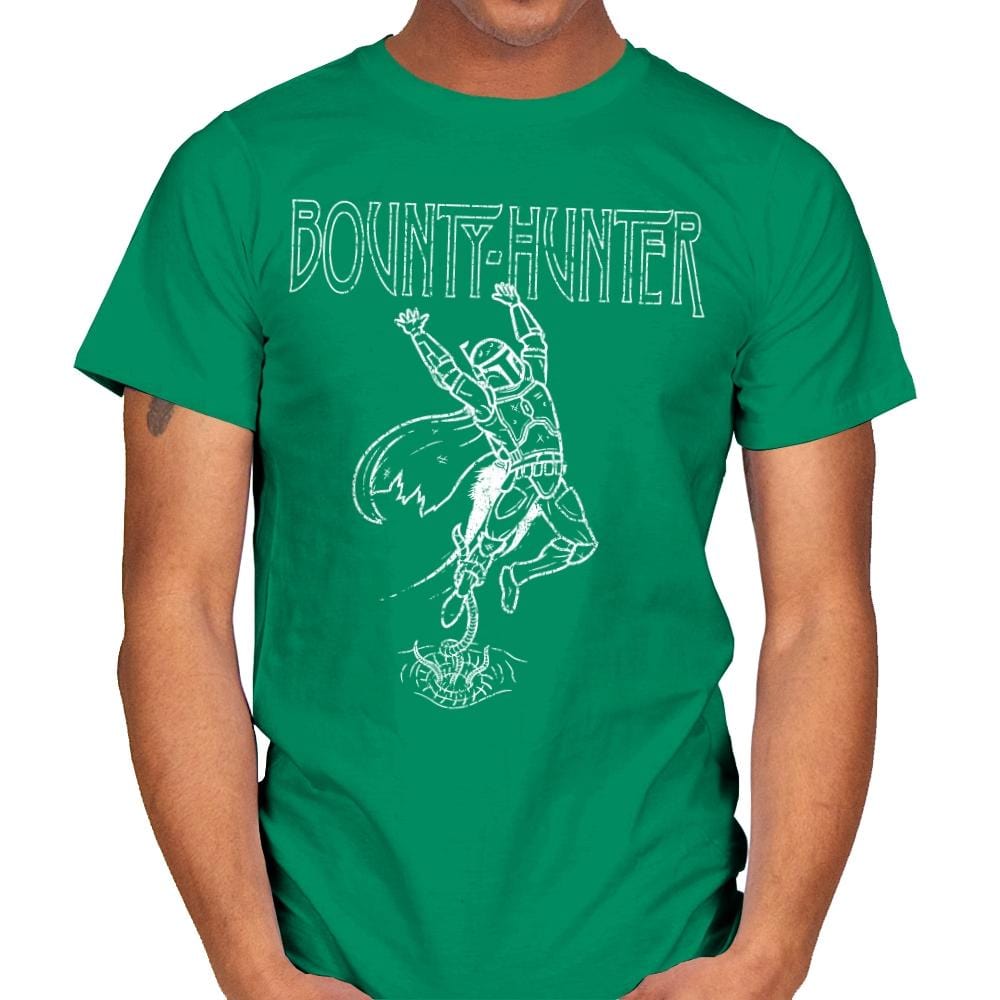 Bounty Hunter - Mens T-Shirts RIPT Apparel Small / Kelly Green