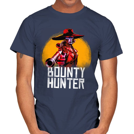 Bounty Hunter - Mens T-Shirts RIPT Apparel Small / Navy