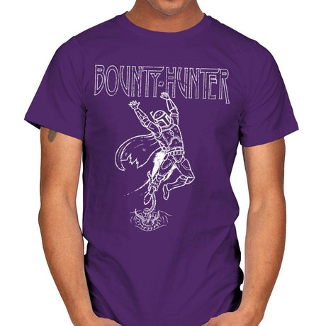 Bounty Hunter - Mens T-Shirts RIPT Apparel Small / Purple