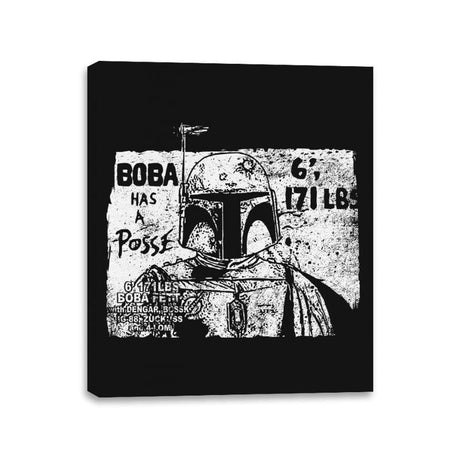 Bounty Hunter Posse - Canvas Wraps Canvas Wraps RIPT Apparel 11x14 / Black