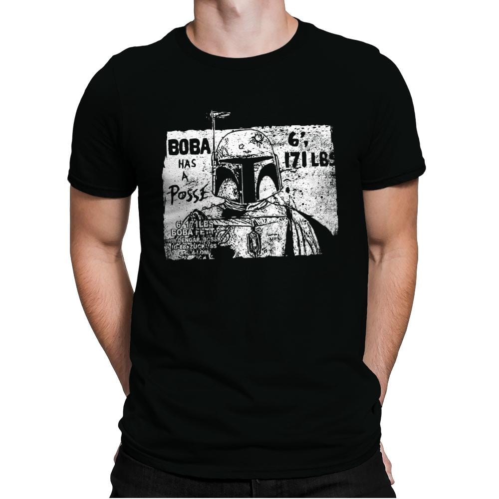 Bounty Hunter Posse - Mens Premium T-Shirts RIPT Apparel Small / Black