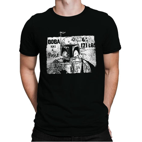 Bounty Hunter Posse - Mens Premium T-Shirts RIPT Apparel Small / Black