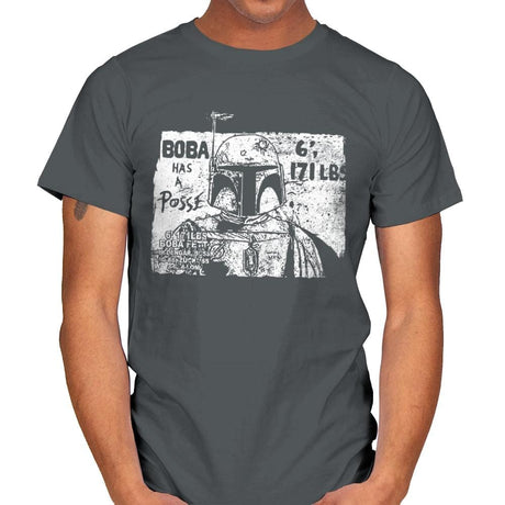 Bounty Hunter Posse - Mens T-Shirts RIPT Apparel Small / Charcoal