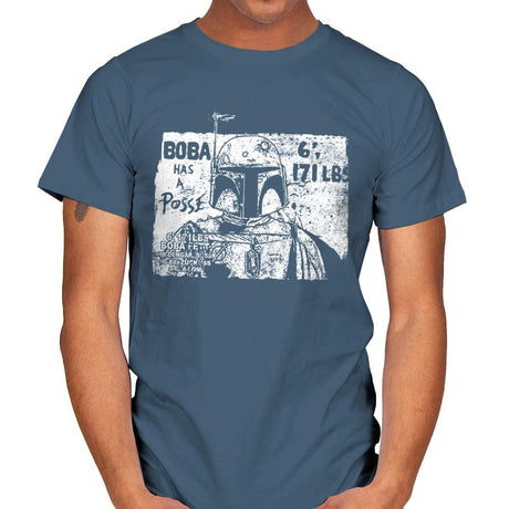 Bounty Hunter Posse - Mens T-Shirts RIPT Apparel Small / Indigo Blue