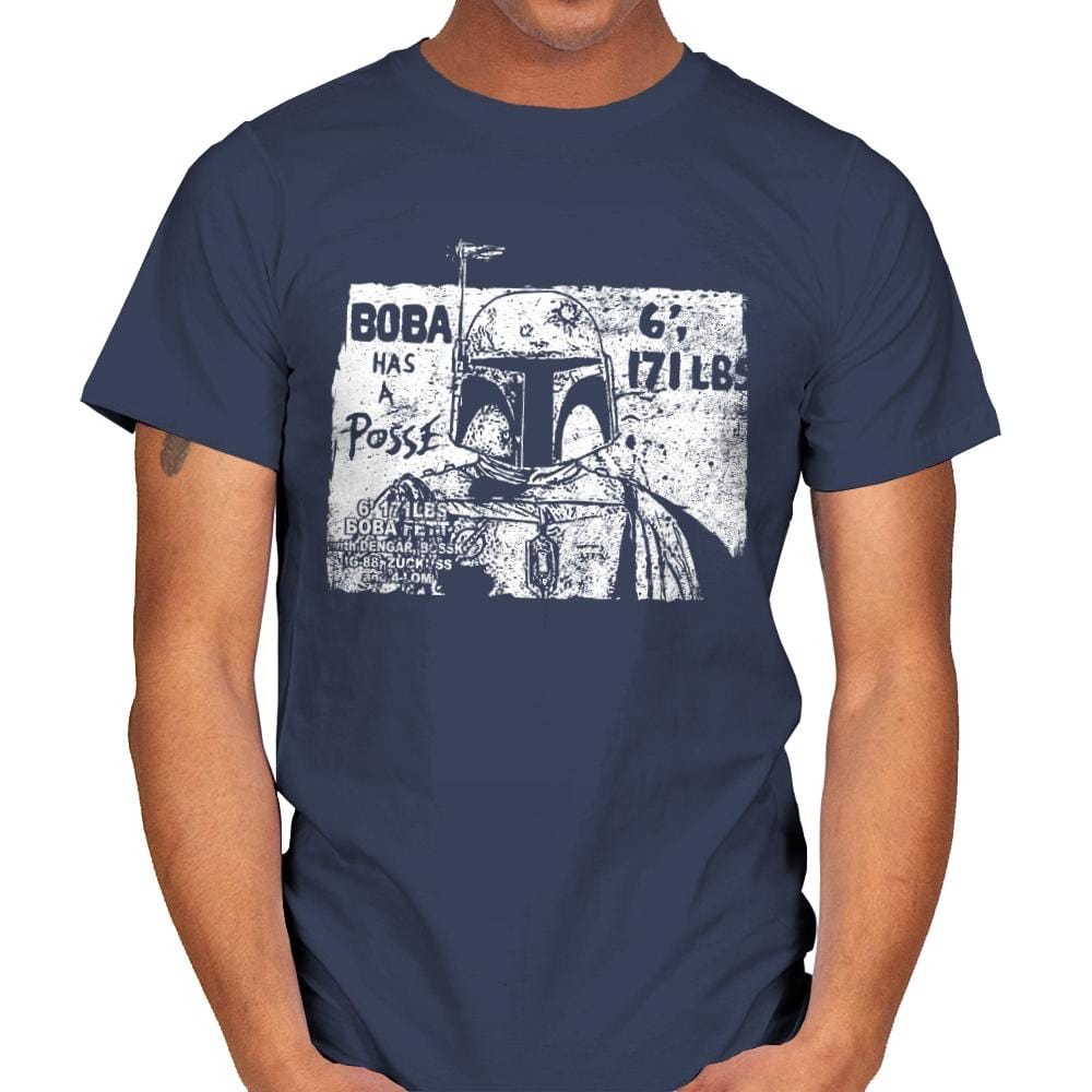 Bounty Hunter Posse - Mens T-Shirts RIPT Apparel Small / Navy