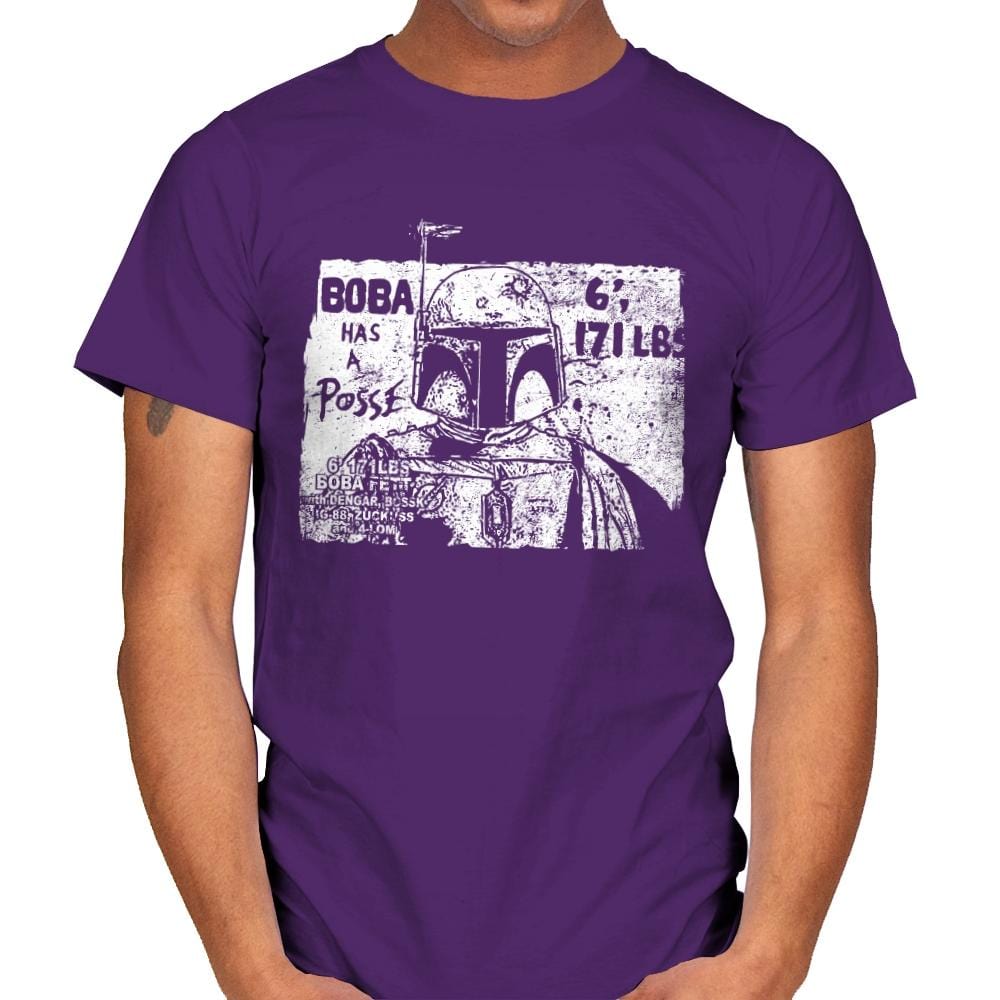 Bounty Hunter Posse - Mens T-Shirts RIPT Apparel Small / Purple