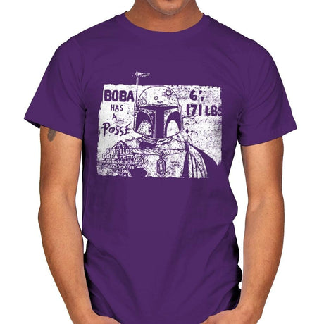 Bounty Hunter Posse - Mens T-Shirts RIPT Apparel Small / Purple