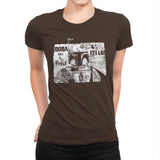 Bounty Hunter Posse - Womens Premium T-Shirts RIPT Apparel Small / Dark Chocolate
