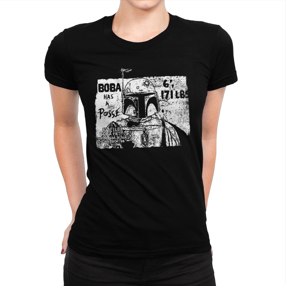 Bounty Hunter Posse - Womens Premium T-Shirts RIPT Apparel Small / Indigo