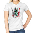 Bounty Hunter - Sumi Ink Wars - Womens T-Shirts RIPT Apparel Small / White
