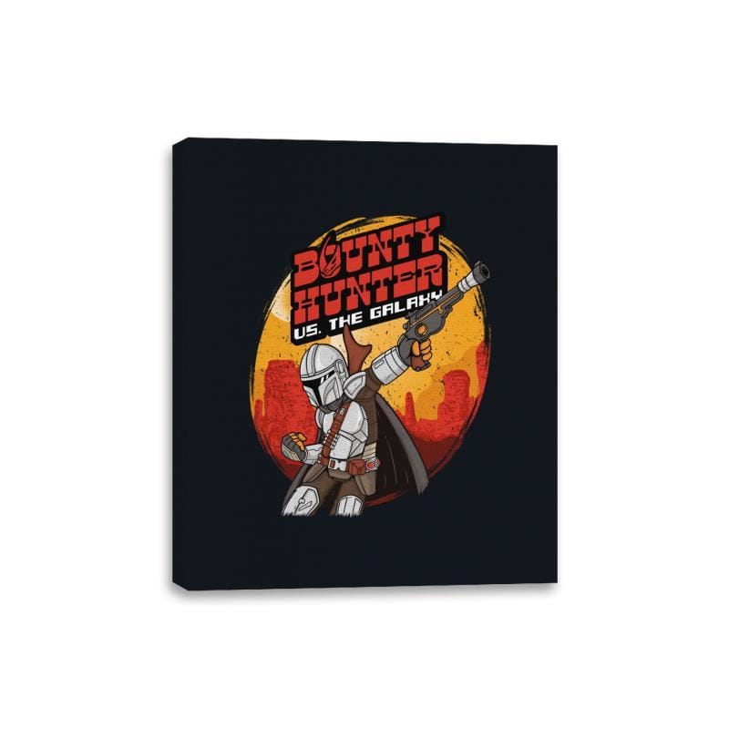 Bounty Hunter vs. The Galaxy - Canvas Wraps Canvas Wraps RIPT Apparel 8x10 / Black