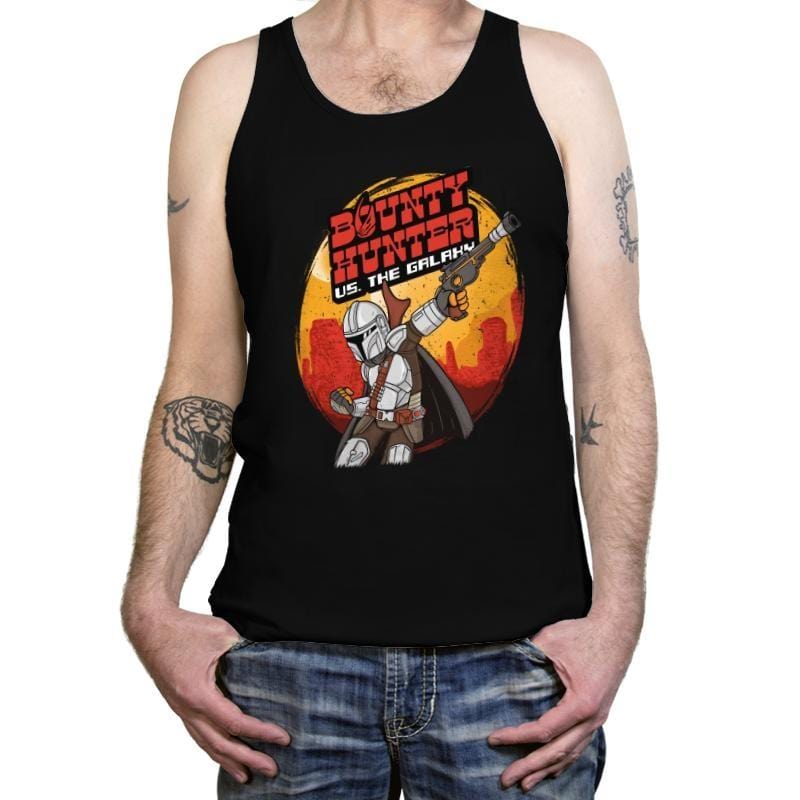 Bounty Hunter vs. The Galaxy - Tanktop Tanktop RIPT Apparel X-Small / Black