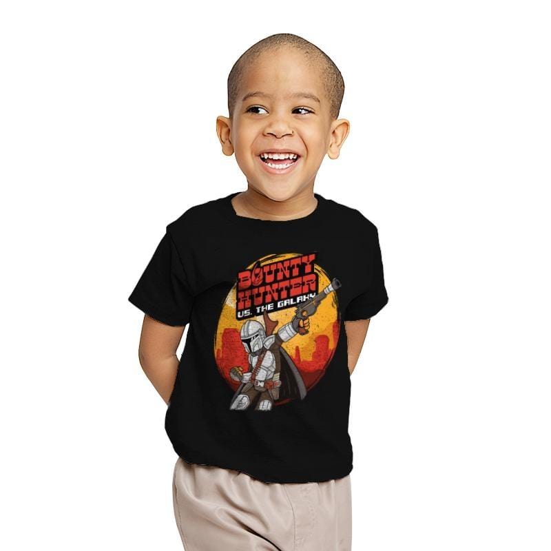 Bounty Hunter vs. The Galaxy - Youth T-Shirts RIPT Apparel X-small / Black