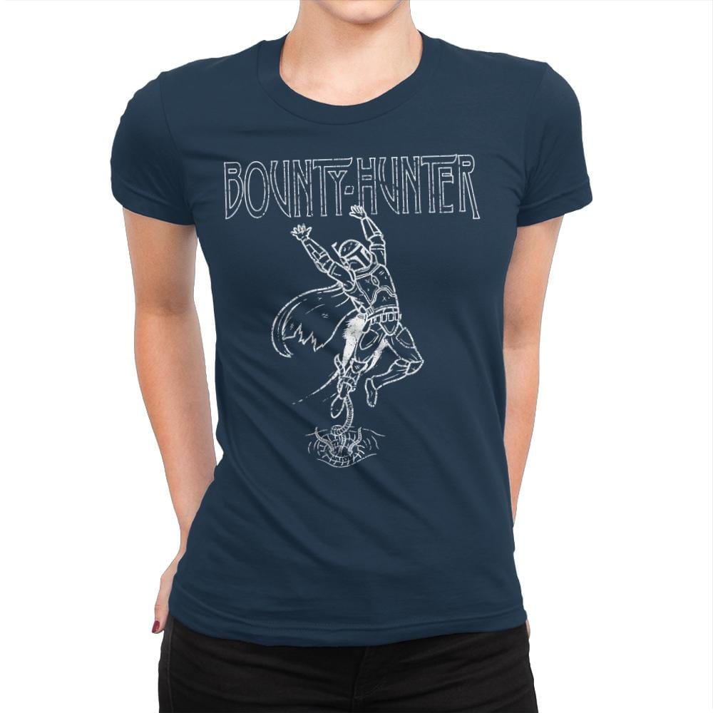 Bounty Hunter - Womens Premium T-Shirts RIPT Apparel Small / Midnight Navy