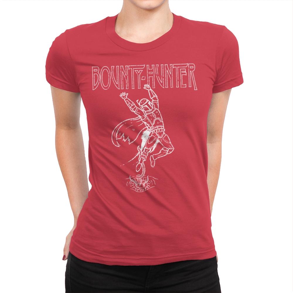 Bounty Hunter - Womens Premium T-Shirts RIPT Apparel Small / Red