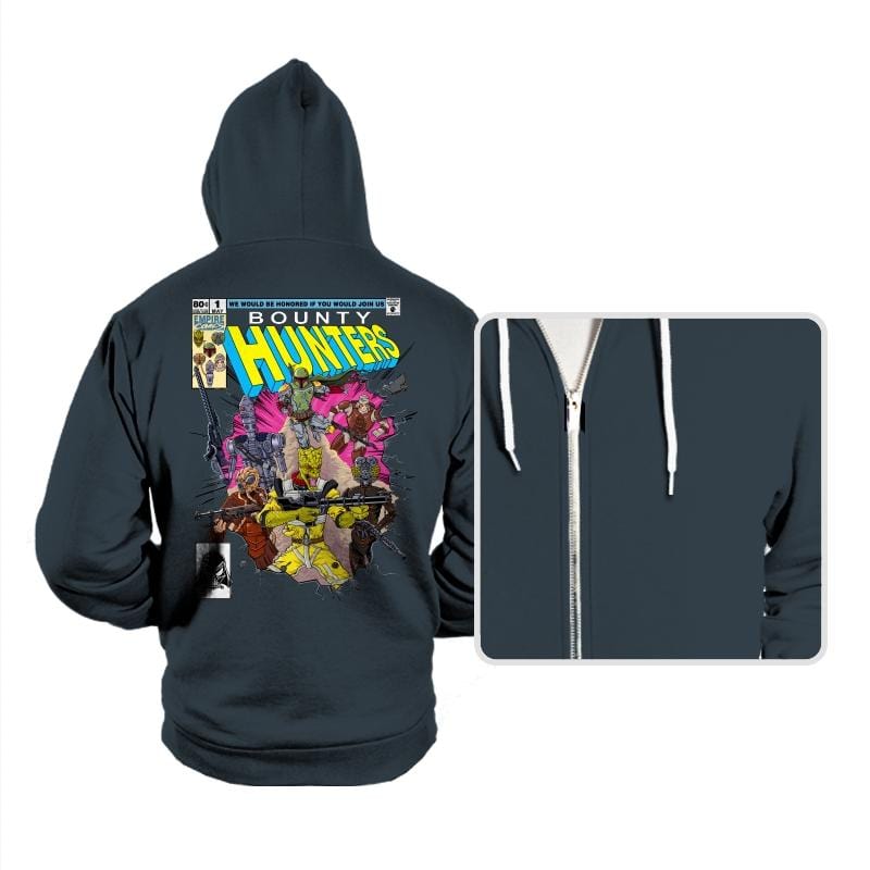 Bounty Hunters - Hoodies Hoodies RIPT Apparel Small / Dark Gray