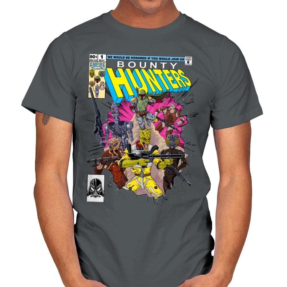 Bounty Hunters - Mens T-Shirts RIPT Apparel Small / Charcoal