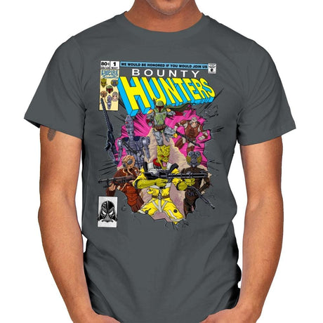 Bounty Hunters - Mens T-Shirts RIPT Apparel Small / Charcoal
