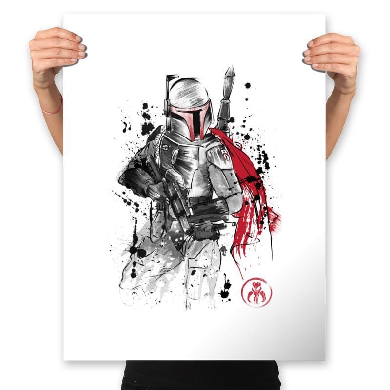 Bounty Sumi-E - Prints Posters RIPT Apparel 18x24 / White