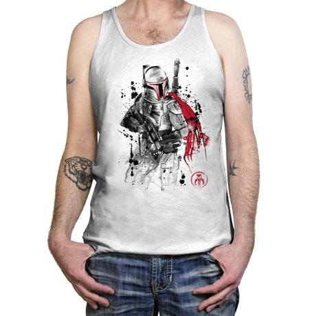 Bounty Sumi-E - Tanktop Tanktop RIPT Apparel X-Small / White