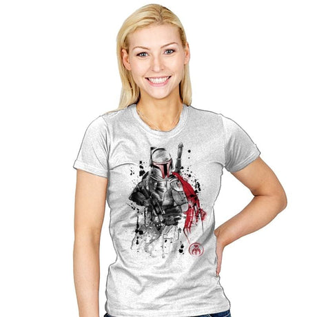 Bounty Sumi-E - Womens T-Shirts RIPT Apparel Small / White