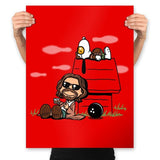 Bowling Nuts - Prints Posters RIPT Apparel 18x24 / Red