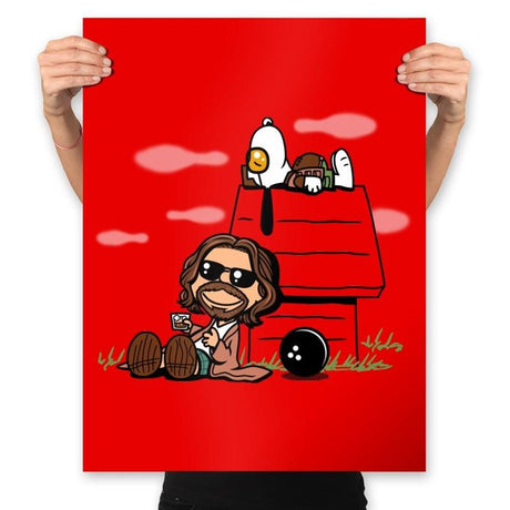 Bowling Nuts - Prints Posters RIPT Apparel 18x24 / Red