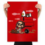 Bowling Nuts - Prints Posters RIPT Apparel 18x24 / Red