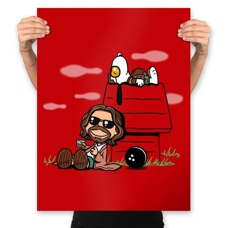 Bowling Nuts - Prints Posters RIPT Apparel 18x24 / Red
