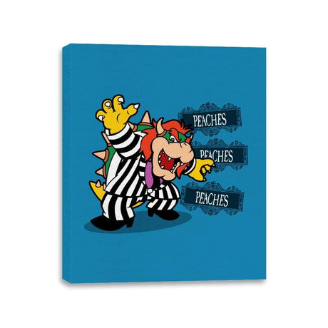 Bowserjuice - Canvas Wraps Canvas Wraps RIPT Apparel 11x14 / Sapphire