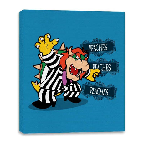 Bowserjuice - Canvas Wraps Canvas Wraps RIPT Apparel 16x20 / Sapphire