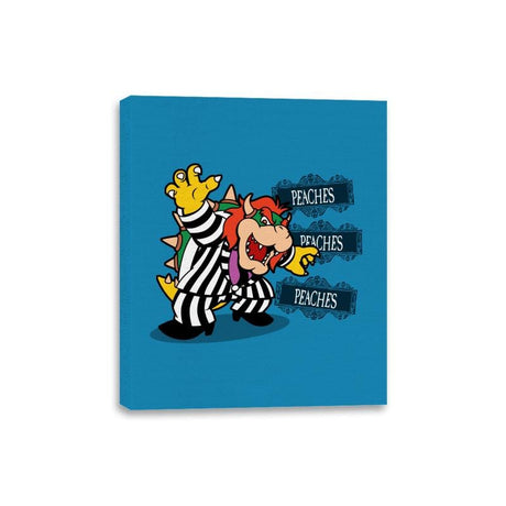 Bowserjuice - Canvas Wraps Canvas Wraps RIPT Apparel 8x10 / Sapphire