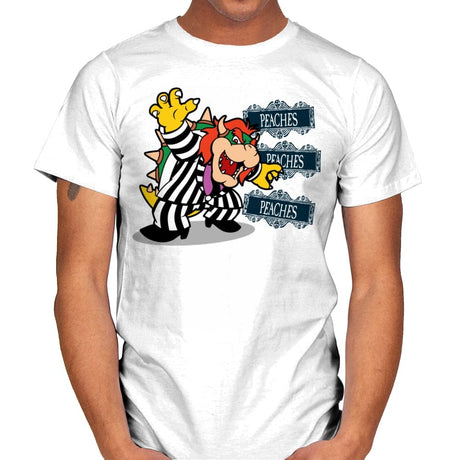 Bowserjuice - Mens T-Shirts RIPT Apparel Small / White