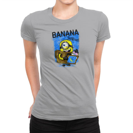Box Minion Exclusive - Womens Premium T-Shirts RIPT Apparel Small / Heather Grey