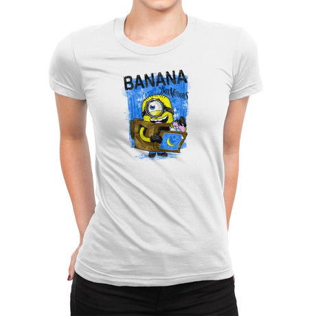 Box Minion Exclusive - Womens Premium T-Shirts RIPT Apparel Small / White