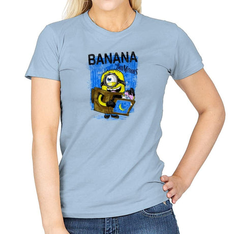 Box Minion Exclusive - Womens T-Shirts RIPT Apparel Small / Light Blue