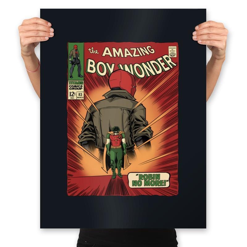 Boy Wonder - Prints Posters RIPT Apparel 18x24 / Black