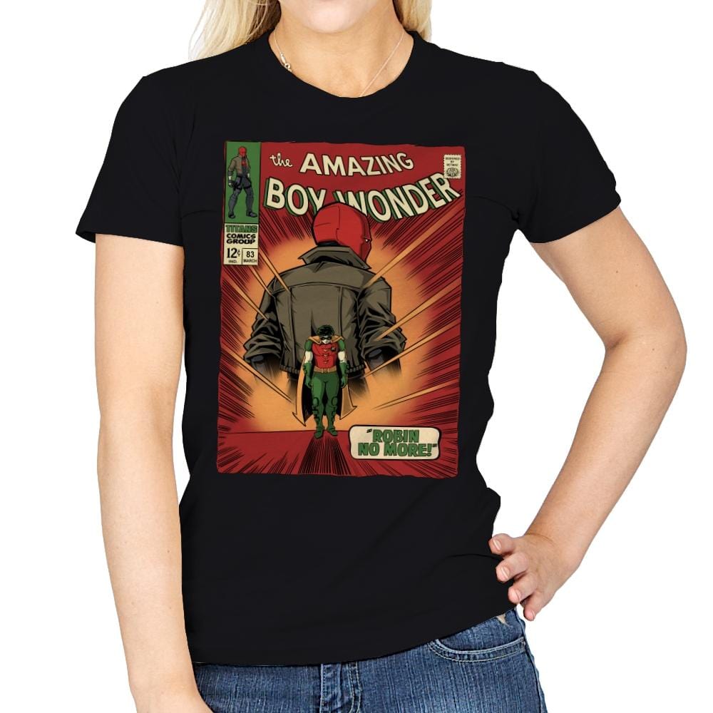 Boy Wonder - Womens T-Shirts RIPT Apparel Small / Black