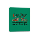 Boys Joust Wanna Have Fun - Canvas Wraps Canvas Wraps RIPT Apparel 8x10 / Kelly