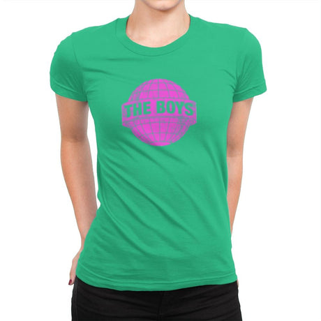 Boys World - Womens Premium T-Shirts RIPT Apparel Small / Kelly Green