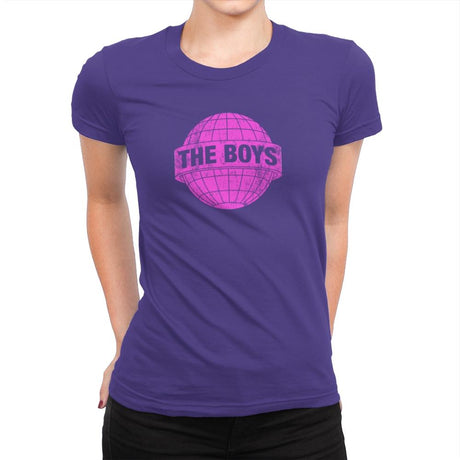 Boys World - Womens Premium T-Shirts RIPT Apparel Small / Purple Rush