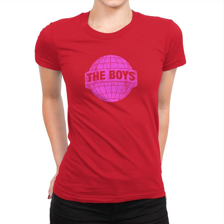 Boys World - Womens Premium T-Shirts RIPT Apparel Small / Red