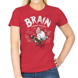 Brain Conquers The World! - Raffitees - Womens T-Shirts RIPT Apparel Small / Red