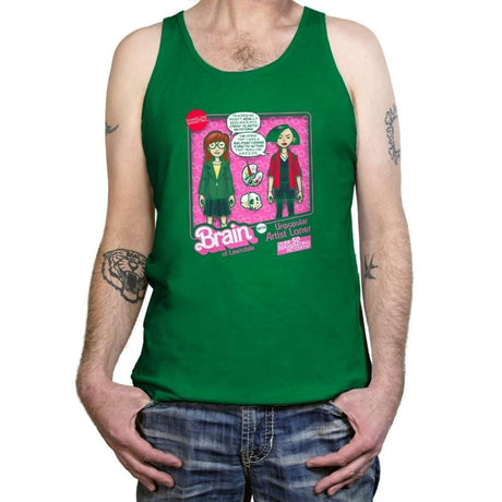 Brain of Lawndale Doll Exclusive - Tanktop Tanktop RIPT Apparel X-Small / Kelly