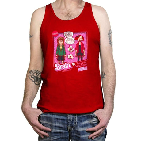 Brain of Lawndale Doll Exclusive - Tanktop Tanktop RIPT Apparel X-Small / Red