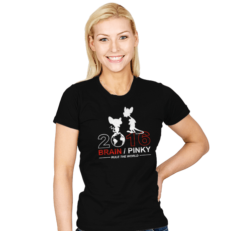 Brain / Pink 2016 - Womens T-Shirts RIPT Apparel